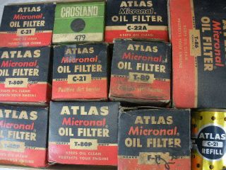 New Filter Vintage Automotive Atlas Crosland Assorted Lot of 11