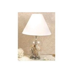 Glass Craft Fillable Table Desk Lamp Home Decor DEI 76413 20 NEW