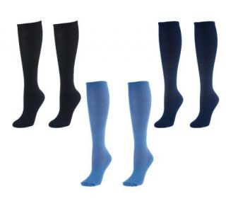 Dream Soles Set of 4 Pair Knee Socks —