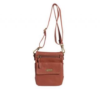 The Sak Parker Leather Small Flap Messenger Bag —