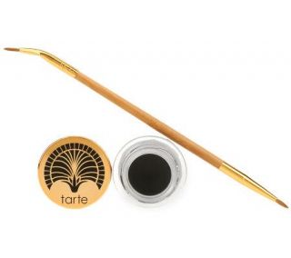 tarte Egyptian Black Kohl Waterproof Eyeliner &Brush —