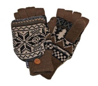 Muk Luks Traditional Nordic Flip Glove for Men —