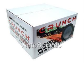 Crunch GPV12D2 12 Ground Pounder Subwoofer 1200 Watts