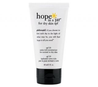philosophy hope in a jar for dry skin spf 20, 2oz —
