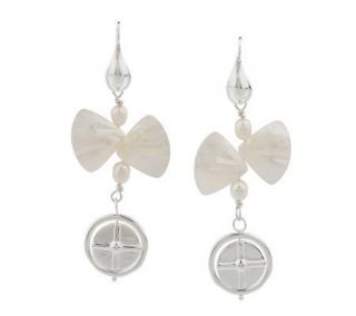 RLM Studio Sterling & Cultured Pearl Butterfly Earrings   J156812