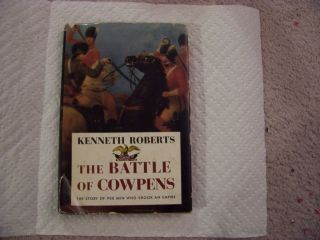 THE BATTLE OF COWPENS 1958 1st Edition Book REVOLUTIONARY WAR The
