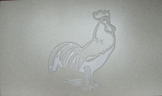 ROOSTER CHICKEN Corian Cutting Board Handcrafted in Wisconsin