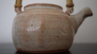 warren mackenzie studio shino faceted teapot