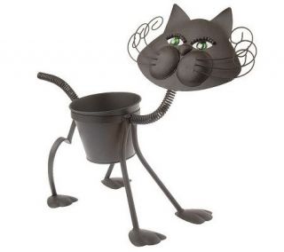 Dog or Cat Indoor Metal Flowerpot Holder —
