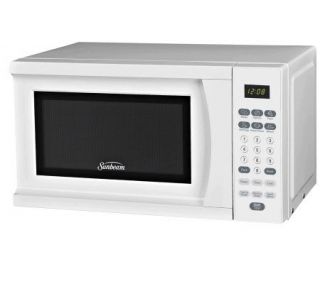 Sunbeam SGS90701W 0.7 Cu. Ft. Microwave Oven  White   H359593