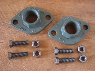 TACO 1 inch DUCTILE CAST IRON CIRCULATOR PUMP FREEDOM FLANGES PAIR 110