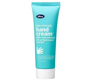 bliss High Intensity Hand Cream   Travel Size —