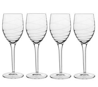 Luigi Bormioli Romantica 9.5 oz Wine Glasses  Set of 4   H353337