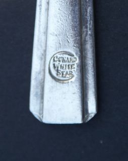 Cunard White Star Line (1934 1950): Fish Knife from the RMS Queen Mary