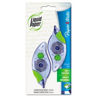  Liquid Paper 662415 Dryline Grip Correction Tape 3 Item Bundle