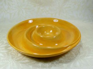 Tabletops Unlimited Corsica Yellow Chip DIP Bowl Mint