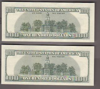 1999 series $ 100 00 frn s coming from the new york district a very