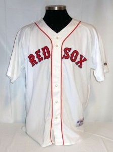 Curt Schilling Boston Red Sox Authentic Home Jersey w/ 2004 World