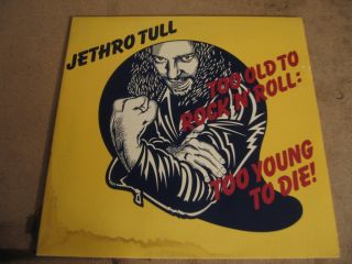 1976 Vintage Vinyl Stereo LP Jethro Tull Too Old to RockNRoll Too