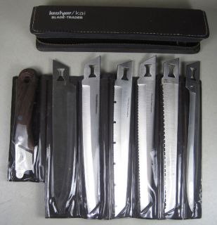 Kershaw Kai Cutlery Blade Trader 6 Blade Knife Set New