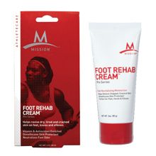 Lot of 2 Mission Athletecare Foot Rehab Cream 3 Ounce Tube