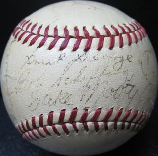  Team Signed Autographed Baseball Kiki Cuyler PSA DNA K47642