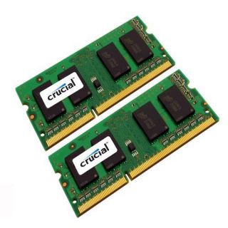 Crucial Ct2kit25664bc1339 4GB Kit 2GBx2 204 Pin SODIMM DDR3 PC3 10600