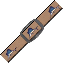 Croakies Fly Fishing Fins Feathers and Fur Collection Belt Sailfish
