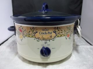 Rival Crock Pot, Slow Cooker Stoneware, Model 3100/2 P, Brown, Tested,  Vintage 3.5 QT Slow Cooker, 3.5 Qt Crock-pot, 