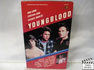 Youngblood VHS Rob Lowe Patrick Swayze Cynthia Gibb