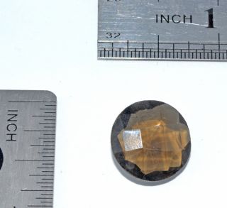  High Polished Diamond Cut Smoky Quartz Loose Stone 0 5 NB16064