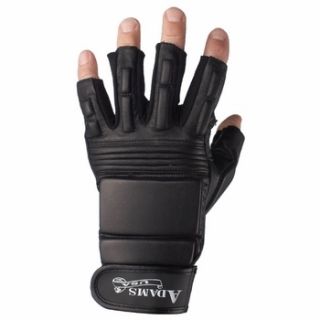 Adams Padded Adult Football Half Finger Lineman Gloves XL