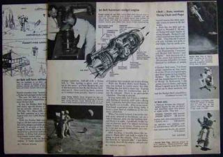 items jet pack rocket belt 1969 test pilot courter article