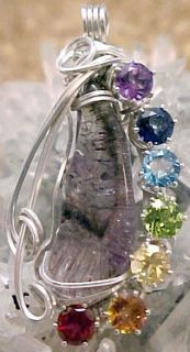 Arkansas Lemurian Twin Crystal Wand Jewelry Point AUCP001