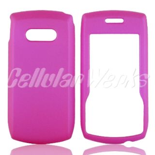 Pink Rubberized Faceplate Case for LG 620G