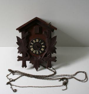 vintage german a101 cuckoo clock for repair restoration parts retains
