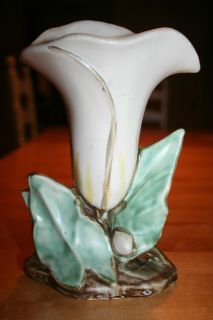 Mc Coy pottery single lily vase