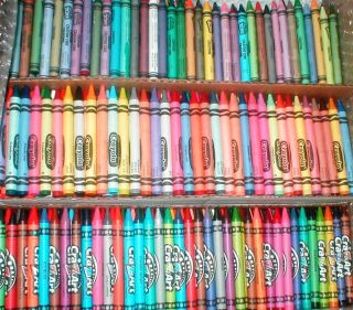  Bulk Lot 35# stacked crayons asst brands Crayola CraZart no boxes
