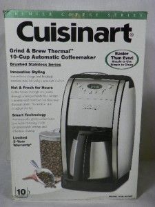 CUISINART Grind & Brew Thermal Stainless Steel 10 Cups Coffee Maker