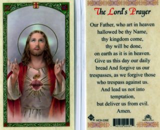 The Lord’s Prayer Our Father Who Art in Heaven Holy Card HC226