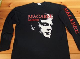  Europe Tour Shirt Suffocation Pestilence Serial Killer Dahmer