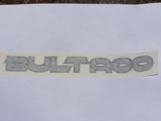  Bultaco Tank Decal Silver and Black