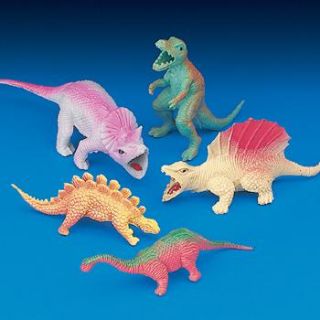 12 Assorted Dinosaur Figures Birthday Party Favors Cake
