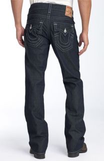 True Religion Brand Jeans Ricky Straight Leg Jeans (Body Rinse Wash)