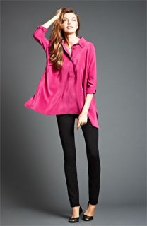 Eileen Fisher Silk Shirt & Jeans