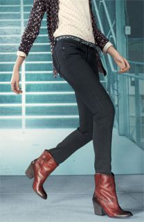 Trina Turk Cardigan, MARC BY MARC JACOBS Blouse & Paige Skinny Jeans