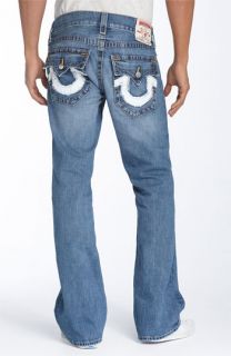 True Religion Brand Jeans Billy Twill Trim Bootcut Jeans (Double Barrel Wash)