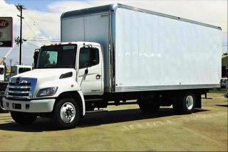   MONTH LEASE NEW 2012 HINO 268 BOX TRUCK 24FT HI CUBE freight bobtail