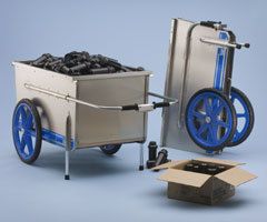  Cart by Tipke Aluminum Cart Wagon Made in USA 9 5 Cubic Feet