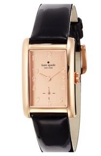 kate spade new york cooper grand rectangle leather strap watch